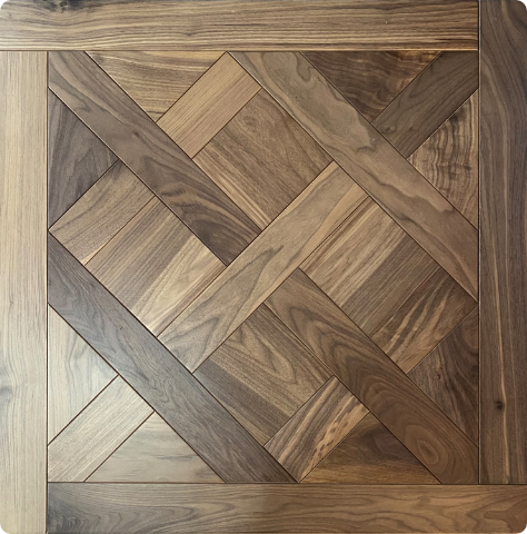 Walnut Versailles Parquet Panel